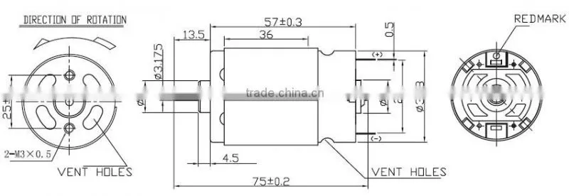 12v dc motor for Water Pump Motor, 24v dc motor for water pump