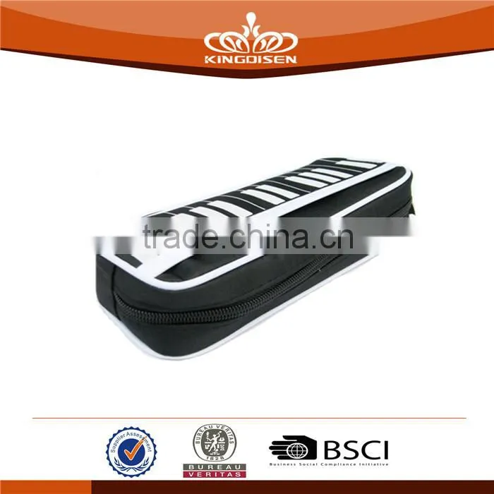 cute piano keys print pencil case