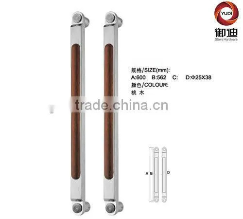 steel wood pull handle/glass door pull handle fittings
