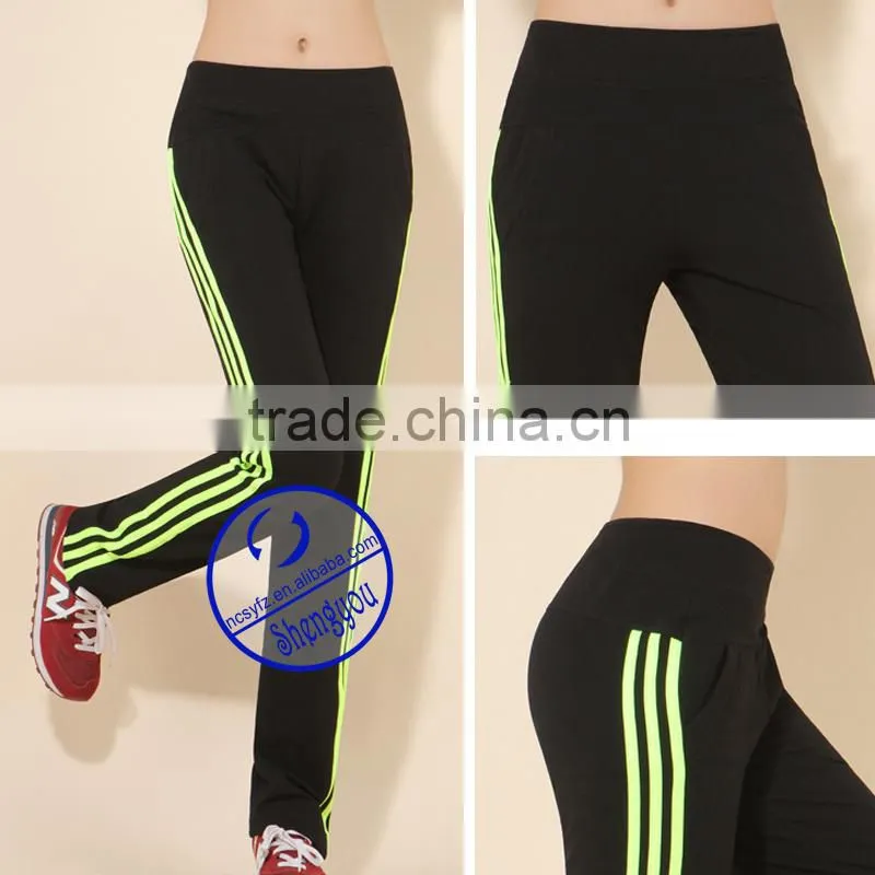 2015 customize spring casual jogger trouser yoga sports pants