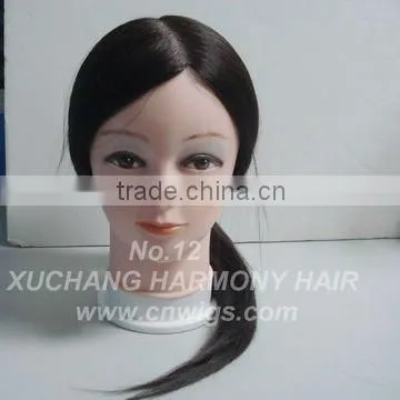 Male/Female human hair training head/natural hair training mannequins head