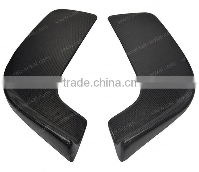 HOT!! Carbon Fiber Car Front Bumper Lip Spoiler Front Splitter(pair), Front Lip Spoiler