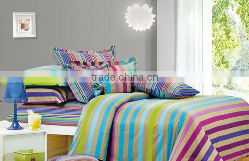 100% cotton128*68 reactive printed bedding set