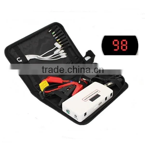 White color Simple Start Lithium-Ion Jump Starter 12V auto part Jump Starter Battery Pack 18000 mAh