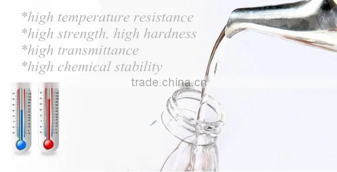 OEM private lable BPA Free 500ml glass juice drinking bottle