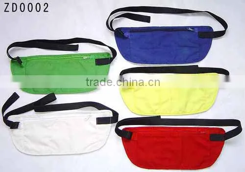 Fashionable cheap waist bag canvas waist bag colorful sport waist bag