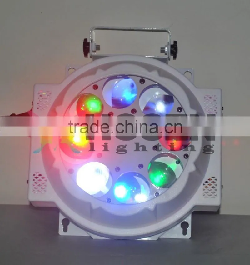 Hot selling 8pcs 3W led RGBW 4in1 Eight eye led gobo light