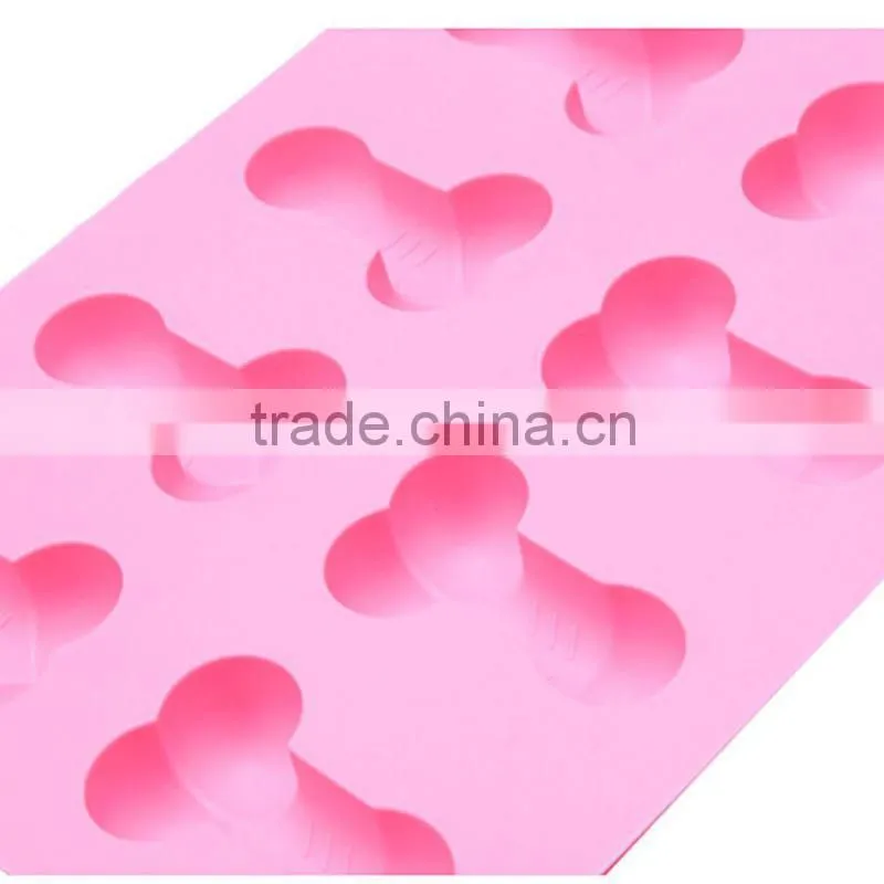 1PCS NEW Sey penis cake mold dick ice cube tray Silicone Mold Soap Candle Moulds Sugar Craft Tools Bakeware Chocolate Moulds