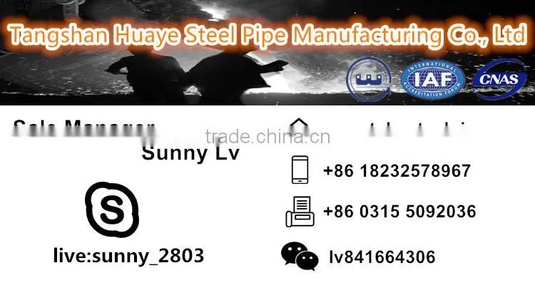 Painting black/red/yellow weld scaffolding steel pipe for building structure