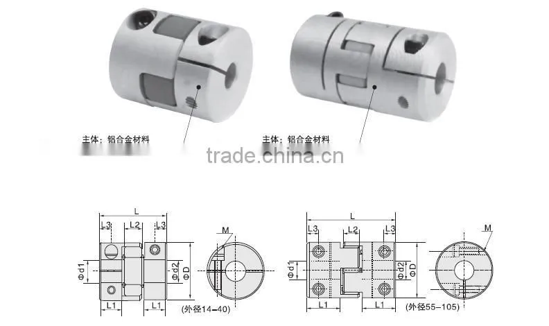 spider jaw coupling/rotex jaw coupling