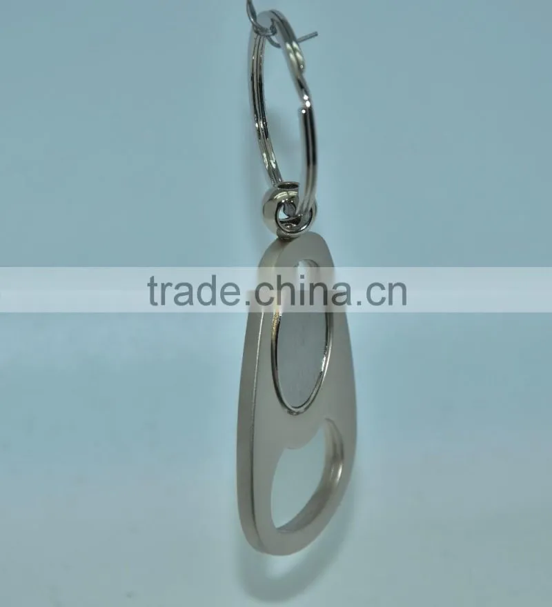 Rotatable Metal Bottle Opener keychain for Promotion