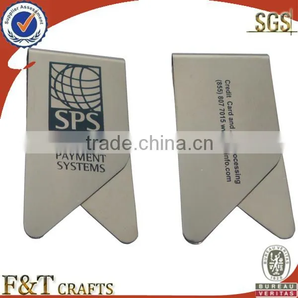 High quality round oval rectangle golden bookmark