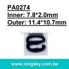 metal bra slide and bra strap hook and adjuster (PA0273/6.5mm inner)