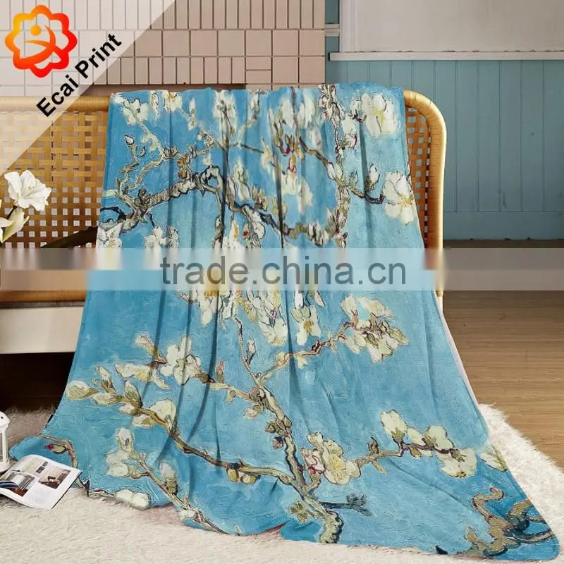 2016 home custom made sublimated blanket on the bed