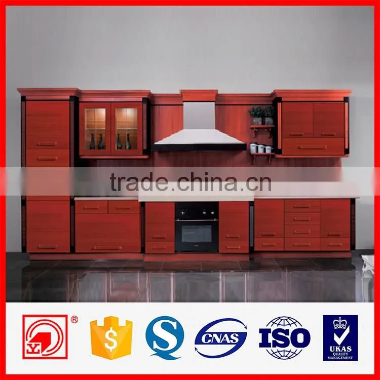 low price high gloss red acrylic kitchen cabinet