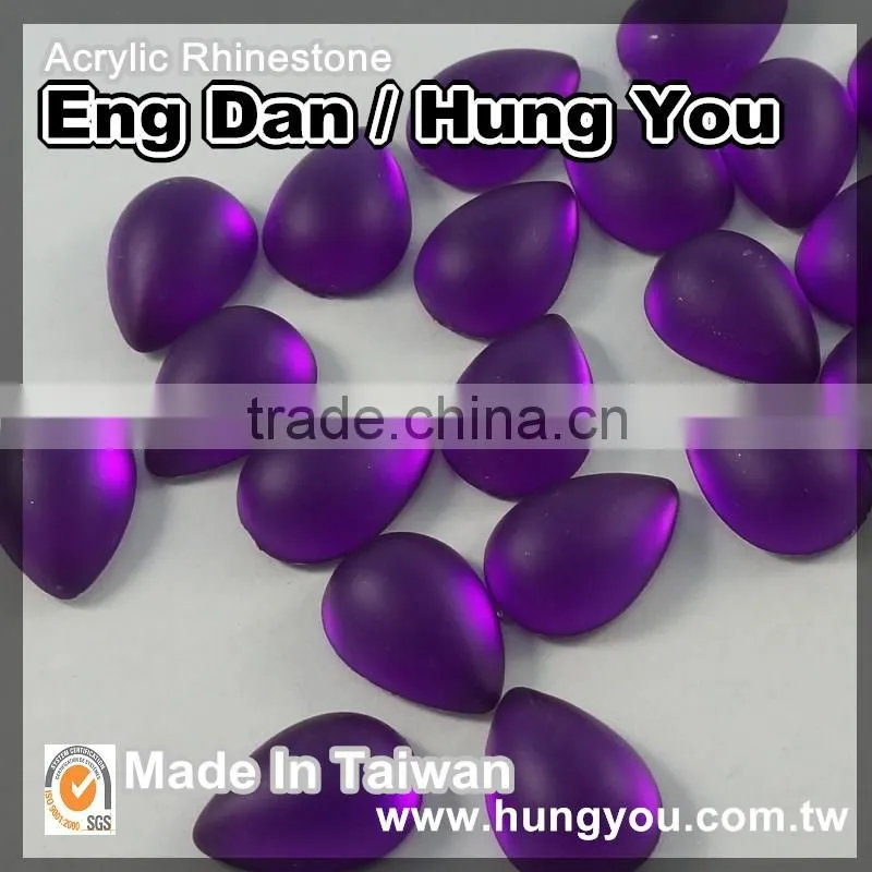 Top Quality TearDrop Shaped AB Crystal Flat Back Rhinestones