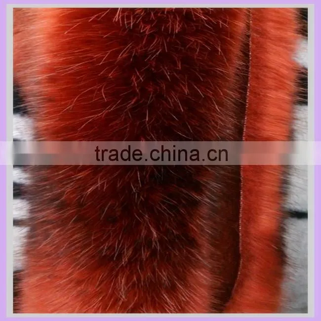 33MM acrylic artificial fur fabric racoon mink animal imitation plush for women mink coat