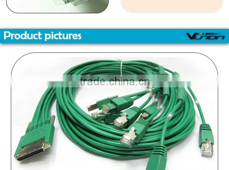 10ft CAB-HD8-ASYNC High Density 8-port EIA-232 Async Octal Cable for Cisco 72-4023-01