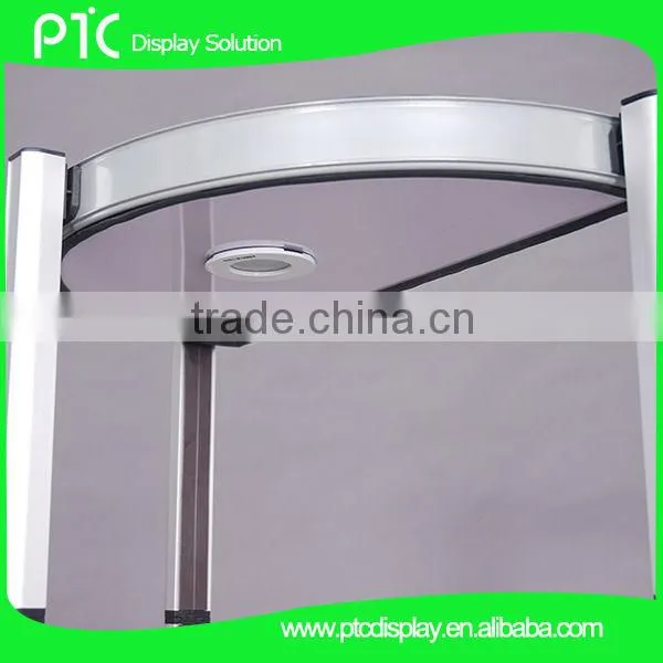 4 layer half round rotating foldable tower