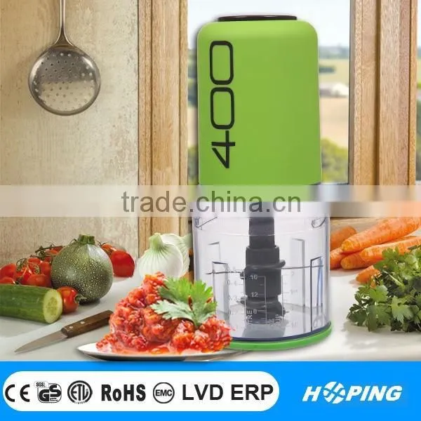 kitchen use high quality mini food processor/High Quality Powerful Stainless Steel Blade Electric Food Chopper