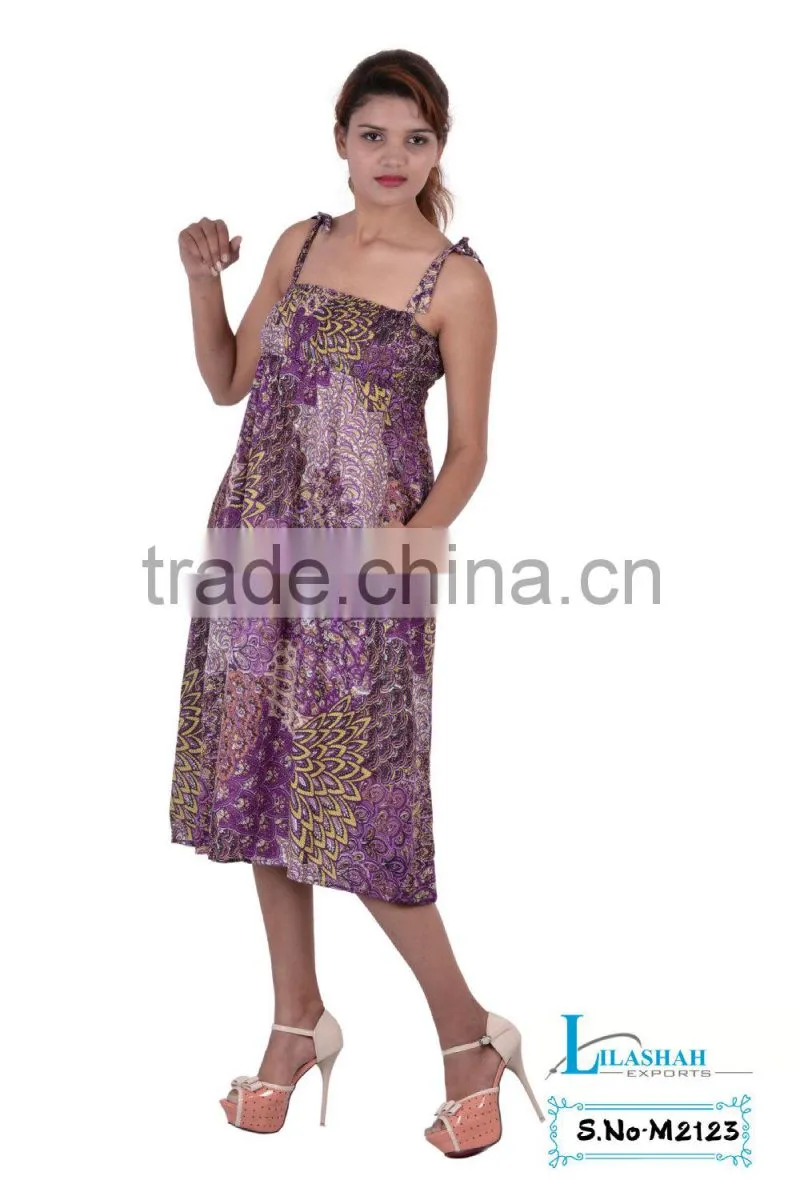 Rayon Tube Dress rayon Smoke sun summer dress