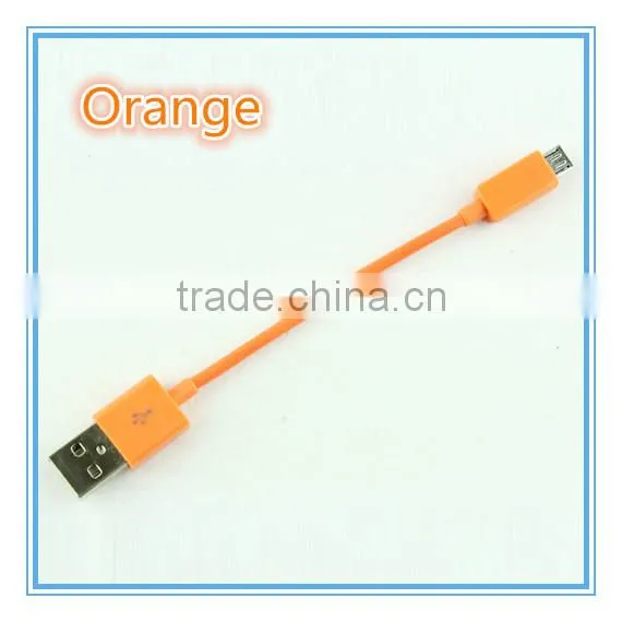 20cm Short Micro USB Cable,5 wire Micro Mini USB Cable,USB Data Sync Cable for smartphone