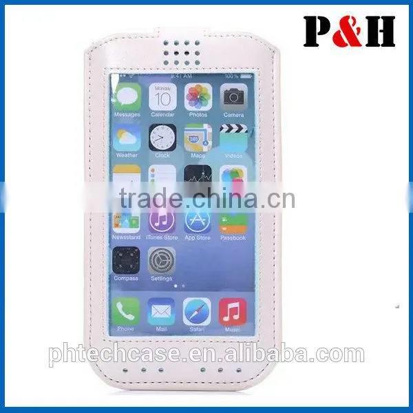 2015 newest pouch leather case for iphone 6 4.7, touch screen leather pouch case,VARIOUS LEATHER BELT CASE POUCH HANDBAGS