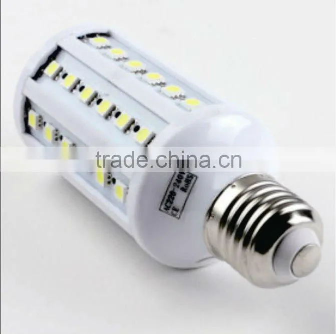 E27 60-LED 1100LM 9-10W 4000-4500K White SMD Bulbs (220-240V)