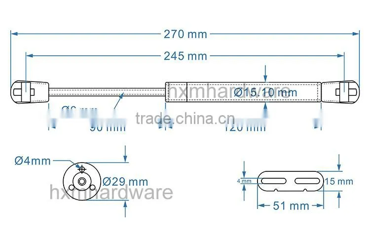 competitive price compression gas spring for cabinet door