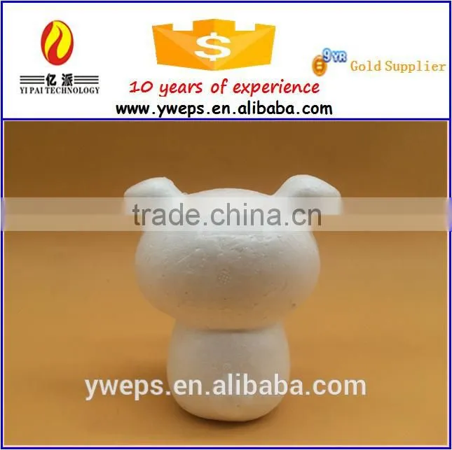 YIWU customized design pig/ foam animal model craft for kid diy