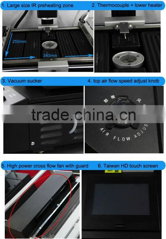 Bga replacement machine DH-5860 bga chip repair machine