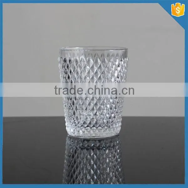 LXHY-T065 Double Old Fashioned Drinkware diamond crystal wine glass Juice tumbler Glass