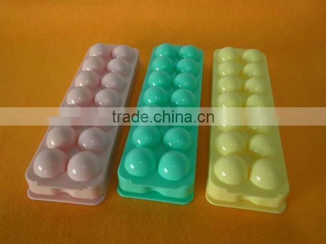 14 balls Plastic PP Ice cream Mold with lid