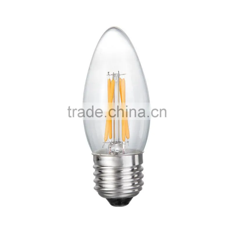 Decorate vintage led filament candle bulb e14 e12 4w c32 c35 c37