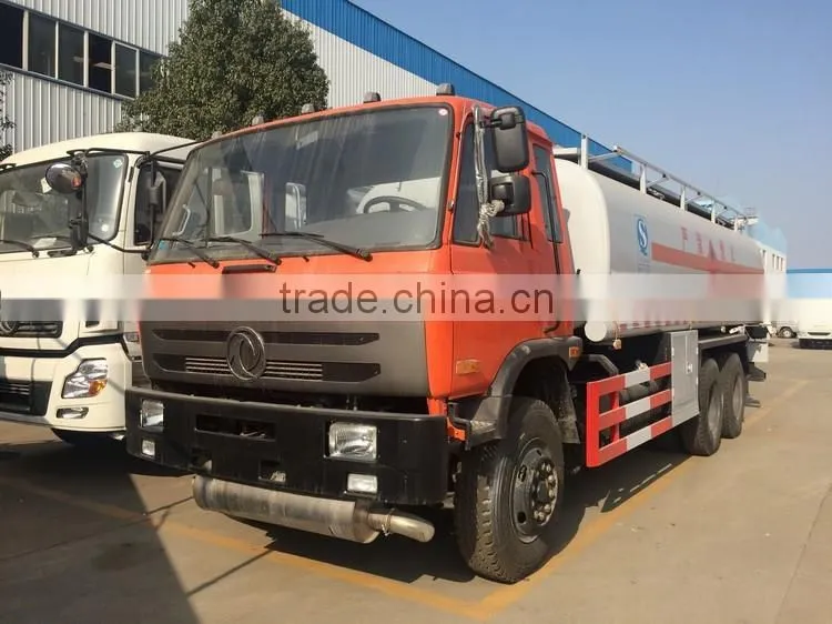 Hot sale top quality 6x4 dongfeng 20cbm fuel tank truck