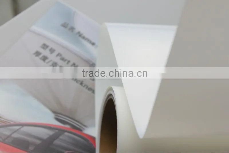 140g waterproof transparent pet inkjet film material