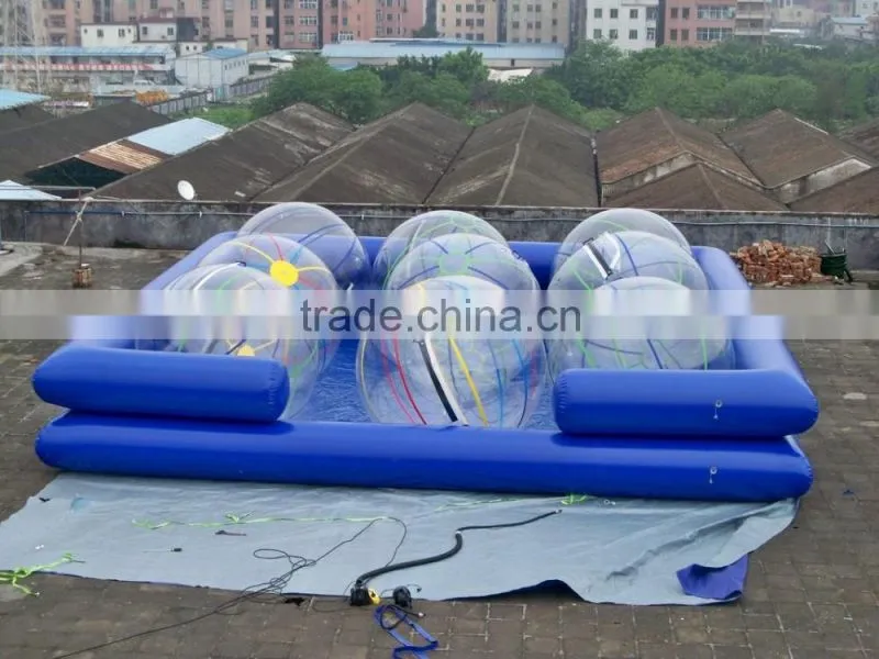Used commercial large water pool bubble ball pit pool inflatable swimming pool for kids