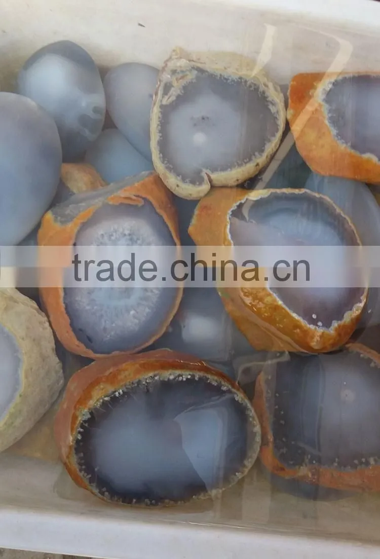 natural water bile agate geode agate with water trapped inside native water inside agate stone