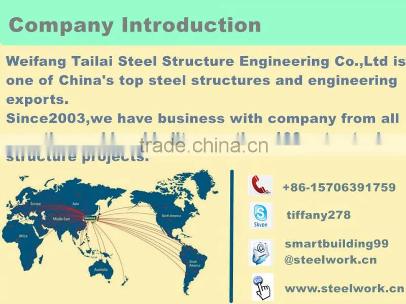 High Quality Workshop Warehouse Steel Building Structures