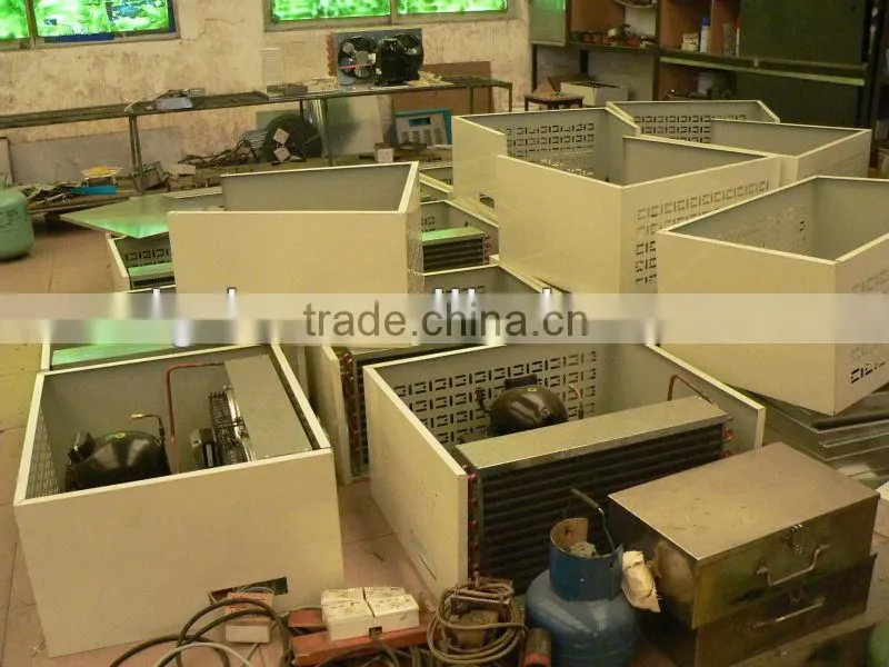 Indoor Ice bin with auto defrost system