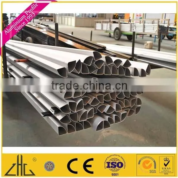 Wow!! powder coating color aluminum tube manufacturer / anodized color aluminum pipe / wood color aluminum pipe factory supplier