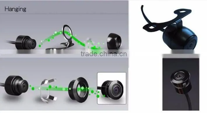 Mini two ways installation CMOS camera for car parking lot easy install