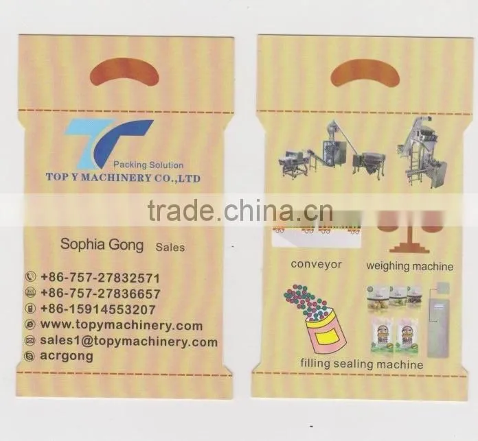 Horizontal continous band sealing machine with vacuum device