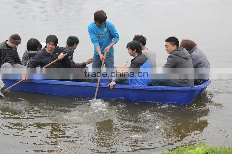 6 meters river cleaning plastic boat