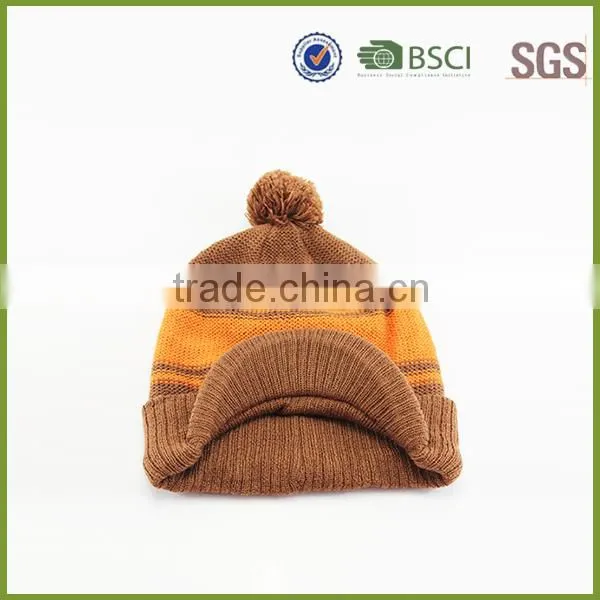China Factory Supplied Blank Free Pom Hats Beanie