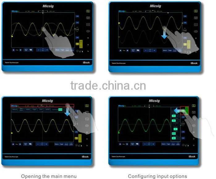 High Quality Micsig TO152 DSO 150MHz 1GS/s Digital Storage Oscilloscope