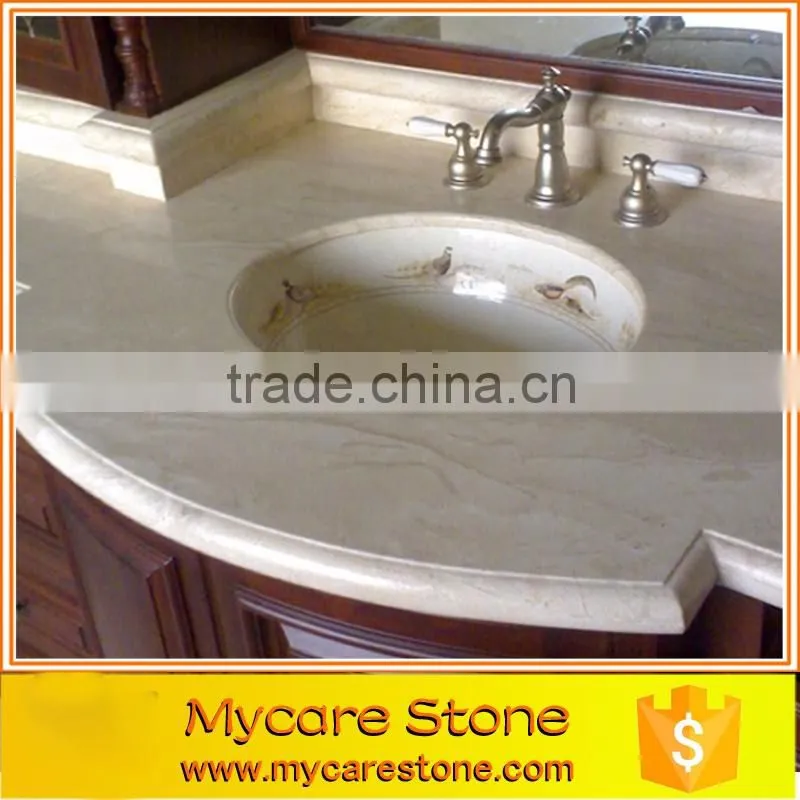 Professional polished modern different type natural stone vanity top