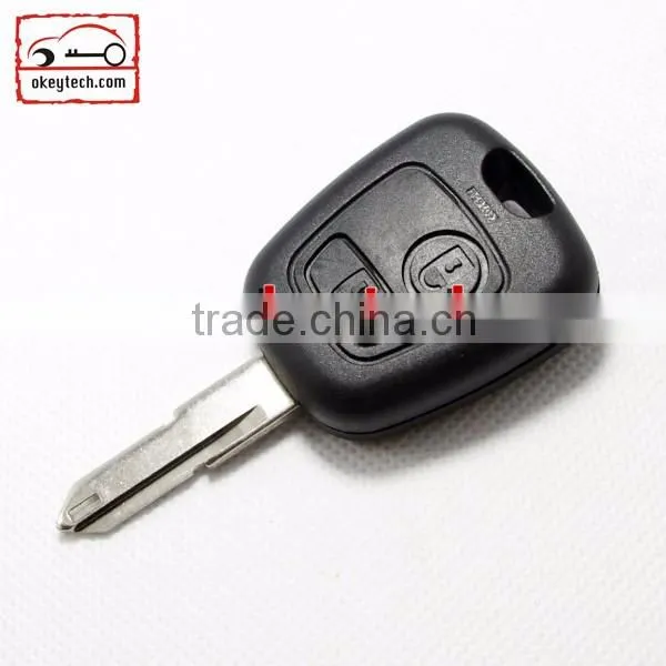High Quatity Citroen remote key shell for C5 2 button With logo Car Key Citroen romote key shell