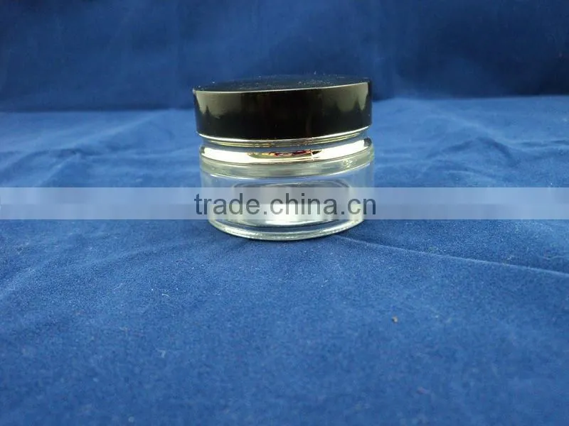 cosmetic glass skin care cream jar