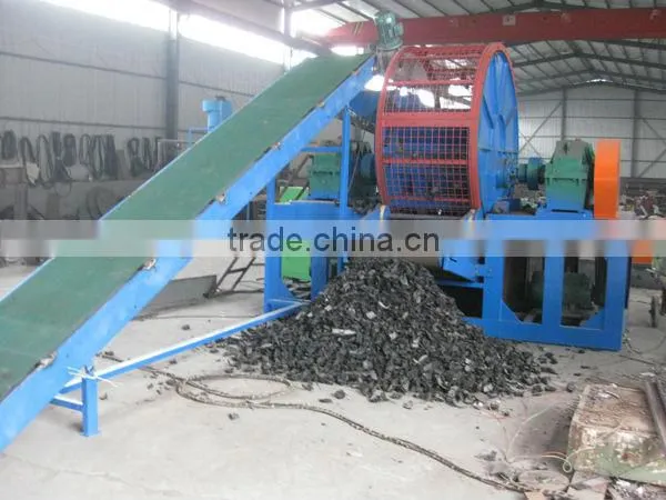Full automatic Rubber recycling line of Rubber powder machines /Tyre Recycling Plant/Used Tire Shredder Machine